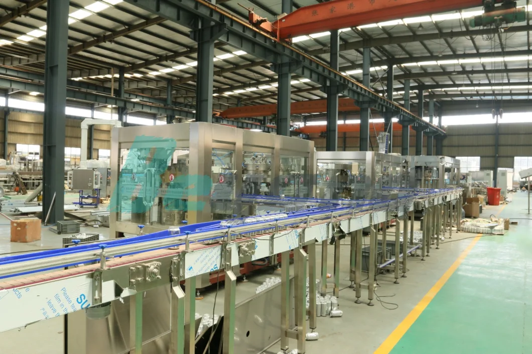 Cg Series 12 Heads Fully Automatic Beer Can Filling Machine Carbonated Machine Equipment