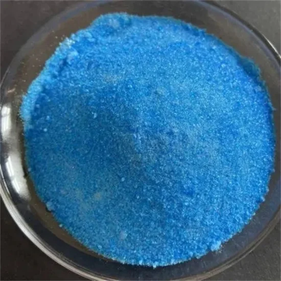 Industriel/Alimentation/Galvanoplastie Cooper Sulfate Pentahydrate 98% Bleu Poudre/Cristal CAS 7758-99-8 Produits chimiques de traitement de l'eau